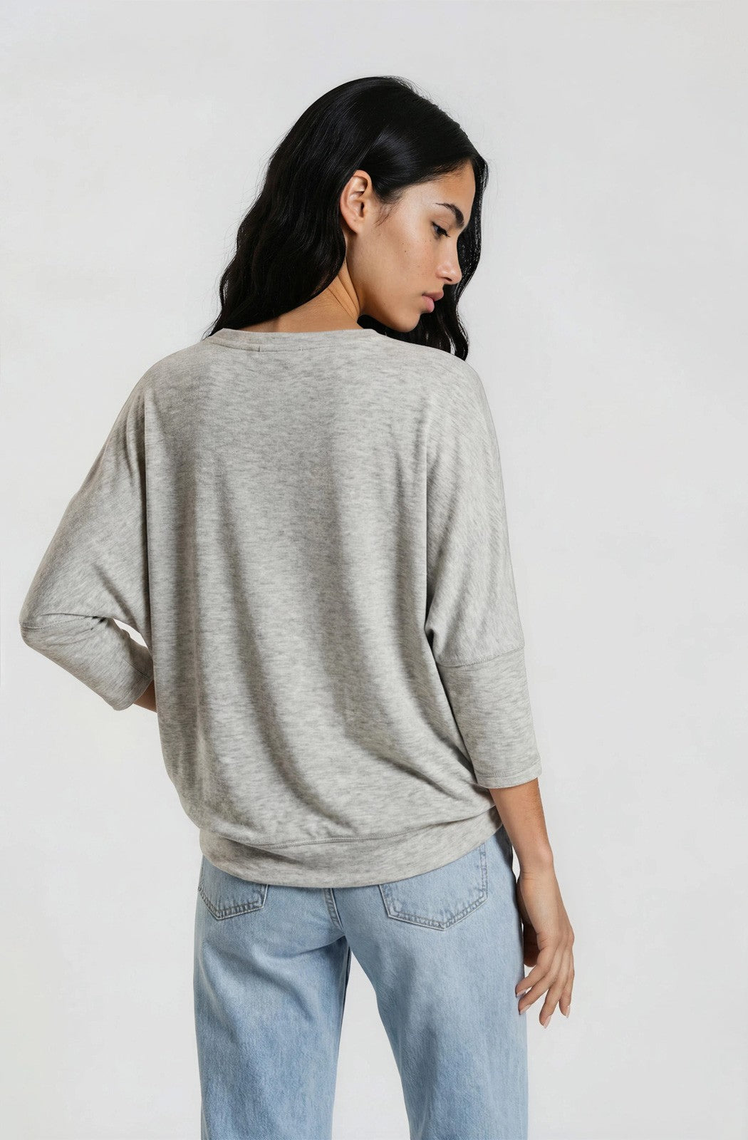 Oversized Dolman Side Slit Top