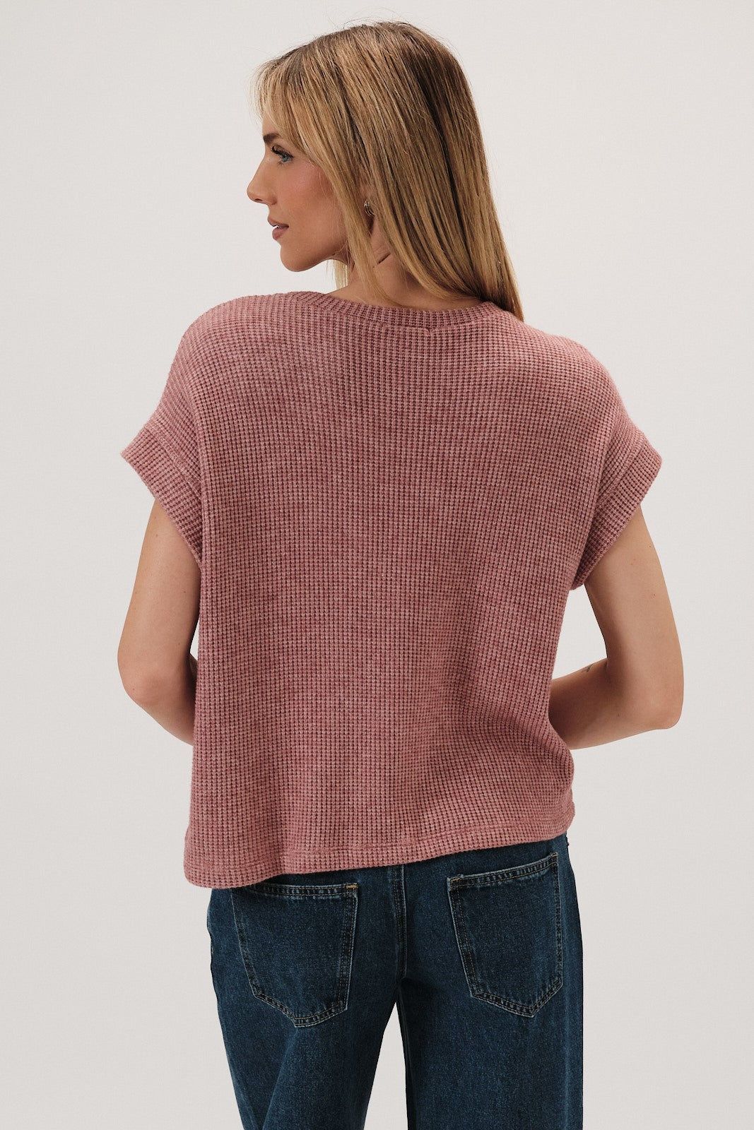 Pocket Cuffed Sleeve Tee