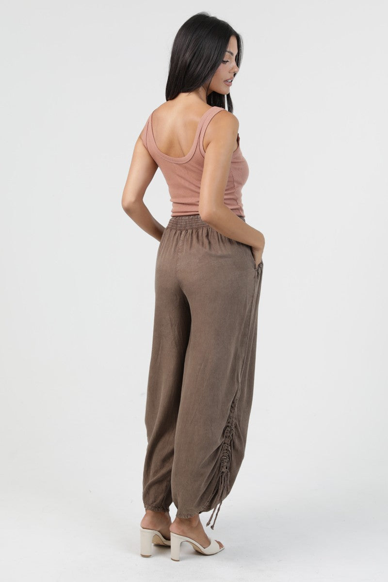 Washed Wide Leg Pant