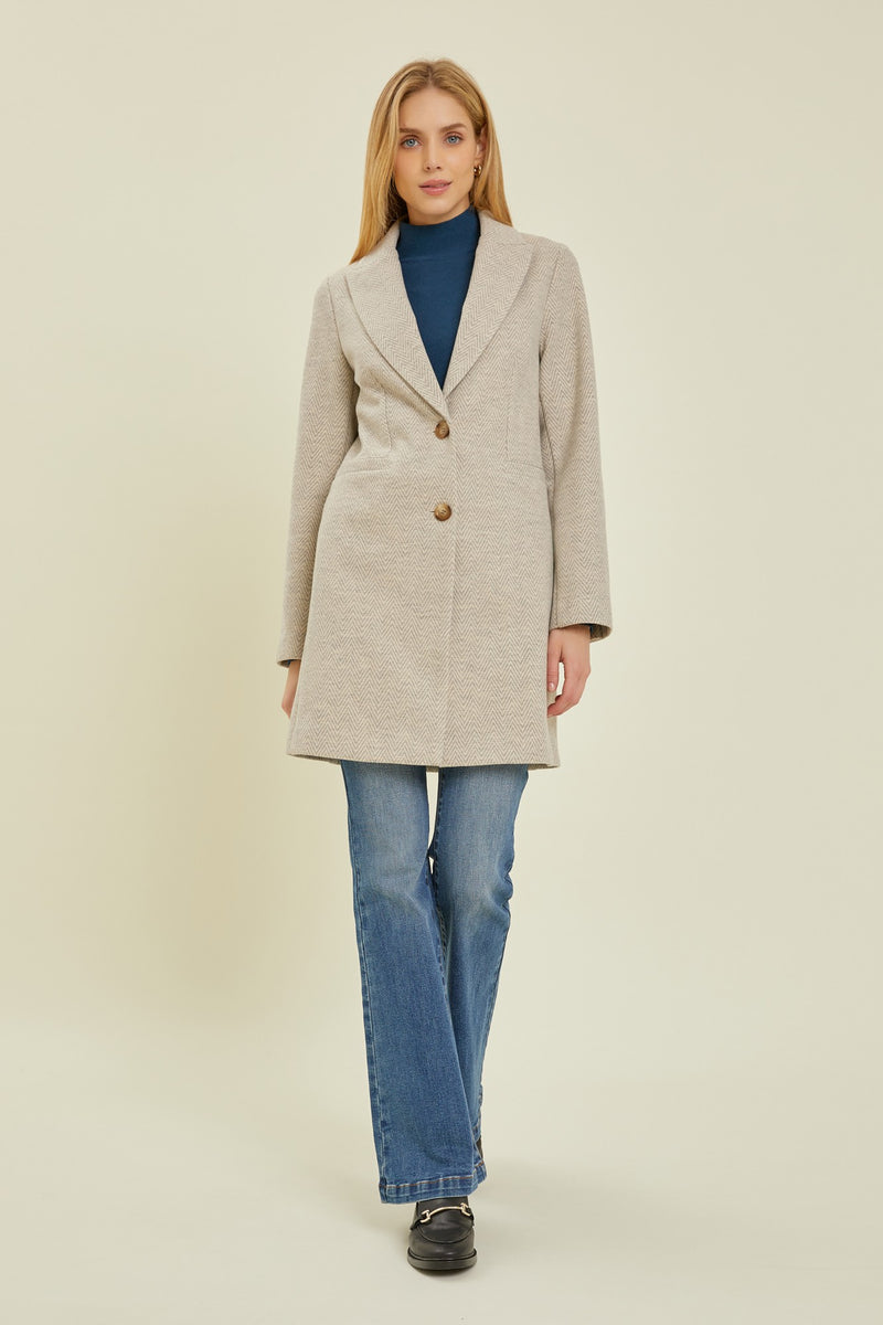 Eevie Double Button Coat.