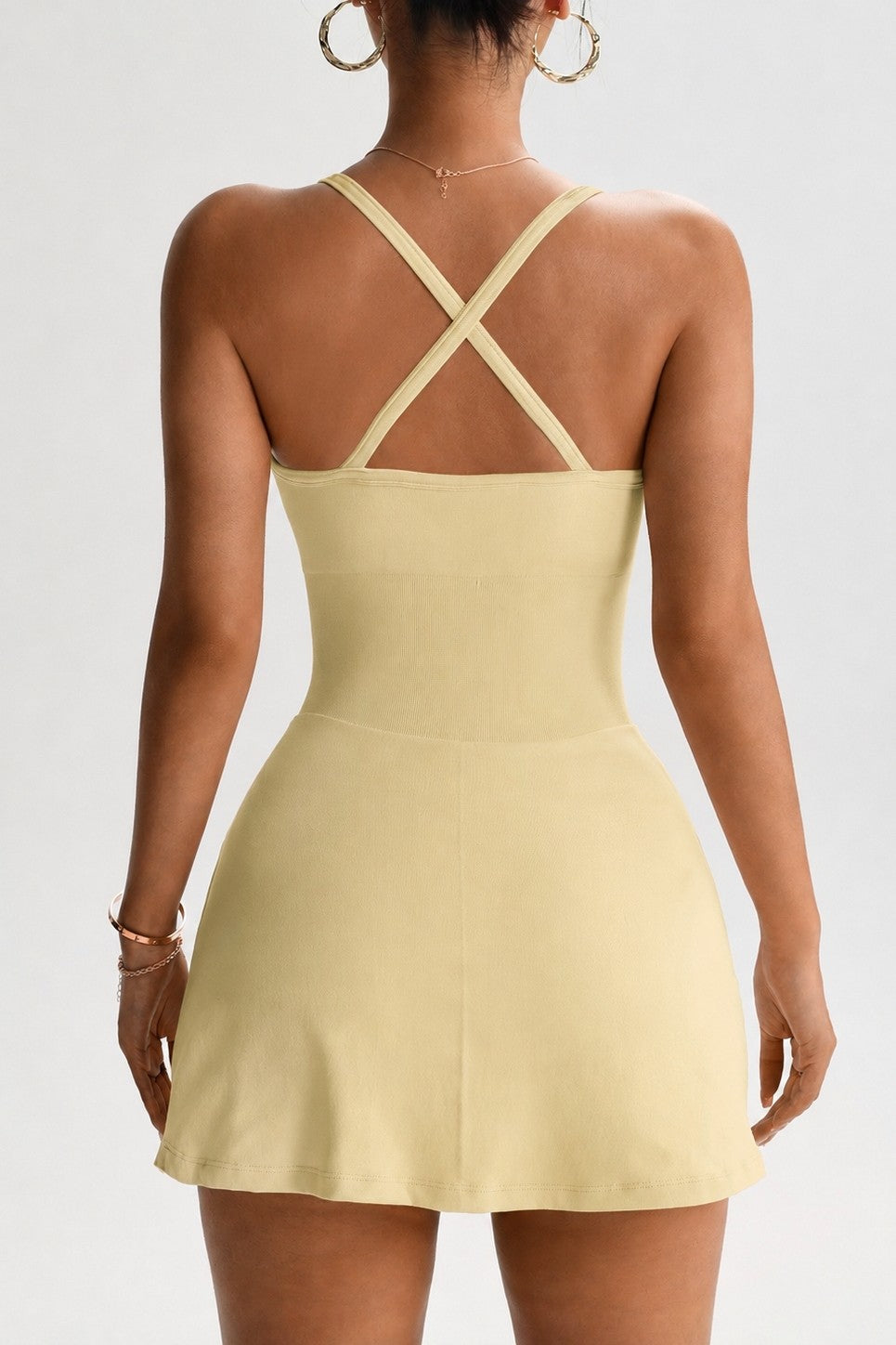 Twist Front Active Dress