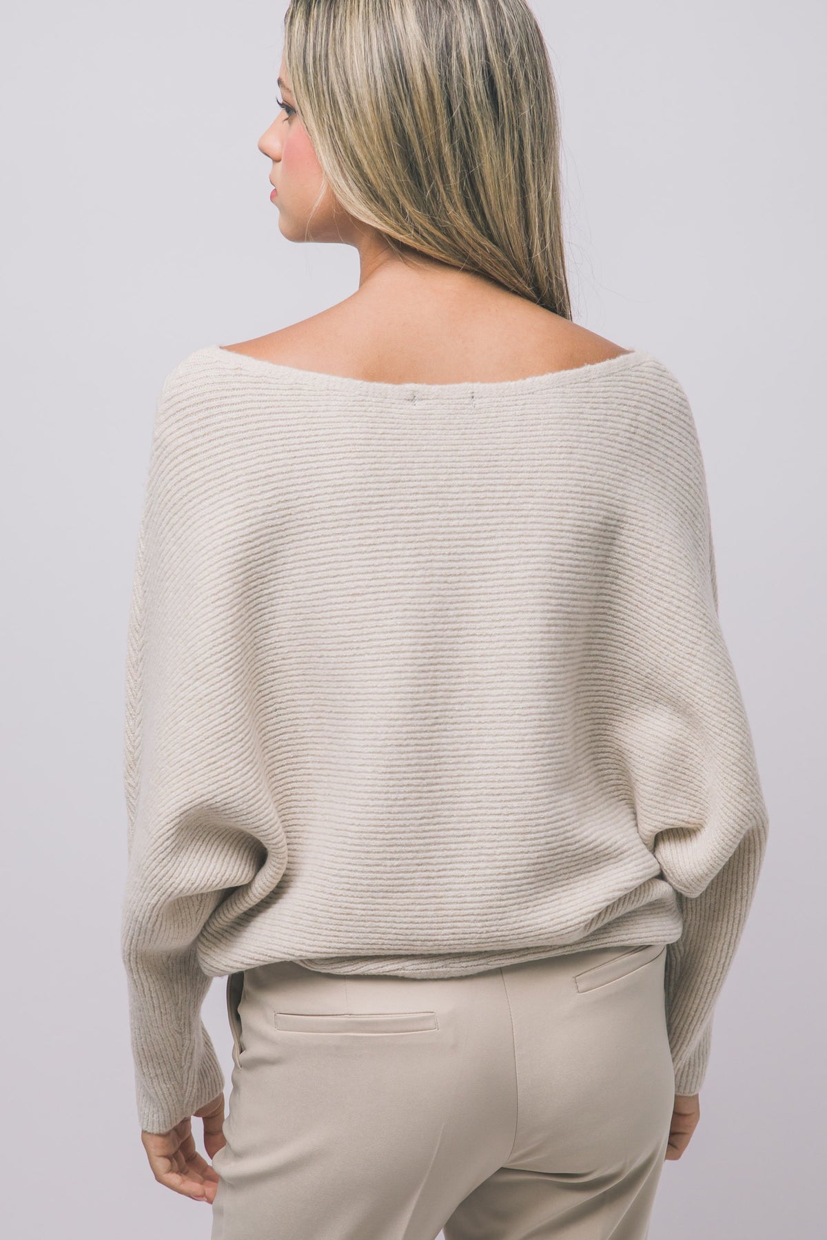 Dolman Sleeve Sweater Top