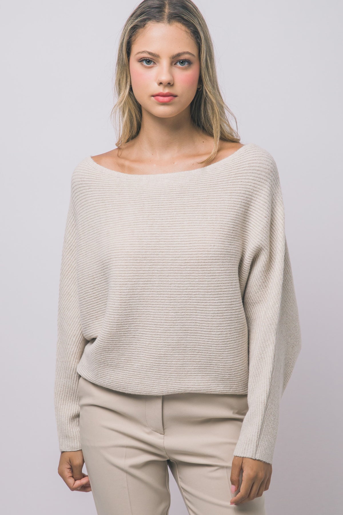 Dolman Sleeve Sweater Top