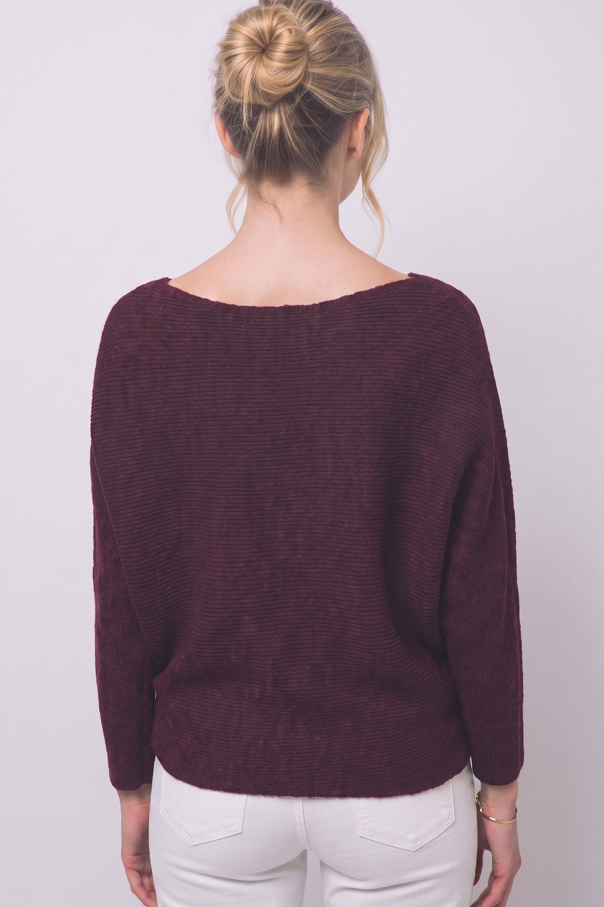 Soft Dolman Sleeve Sweater Top