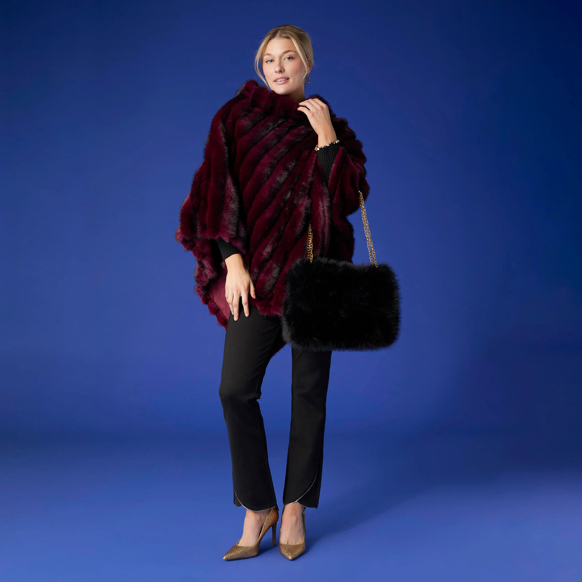 Celyse Rhinestone Tulip Hem Flare Pants