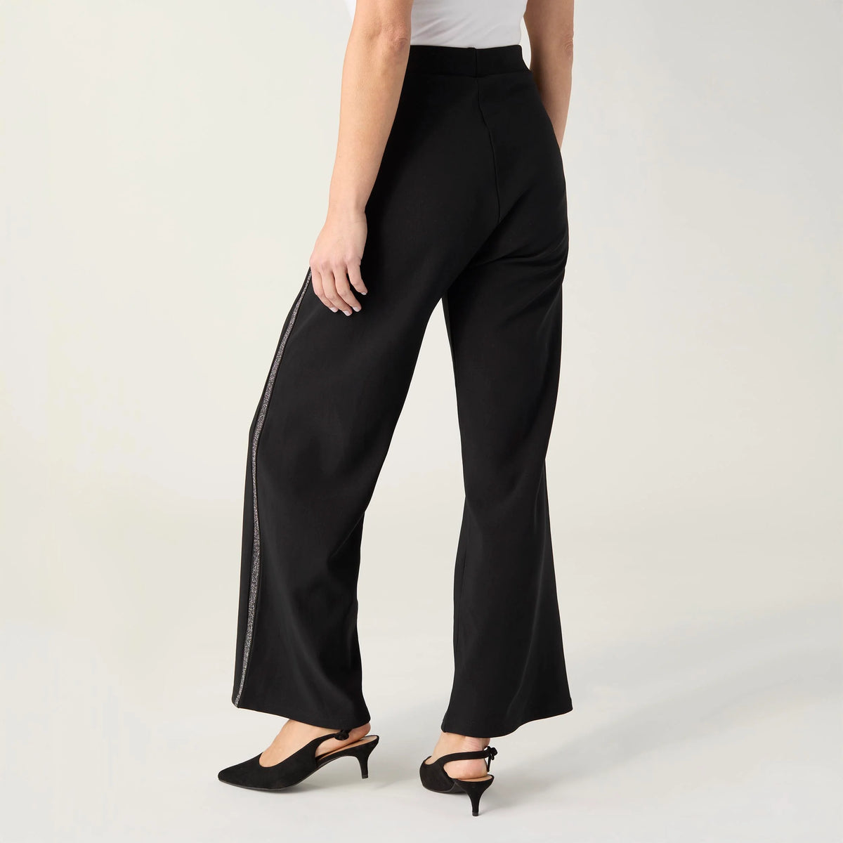 Georgie Sparkle Stripe Wide Leg Pants