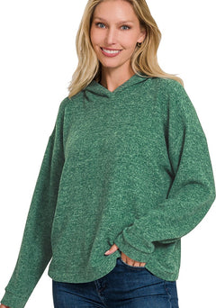 DOORBUSTER Analia Hooded Hacci Sweater- 3 Colors!