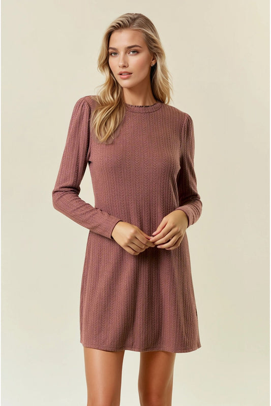 Textured Knit Dress