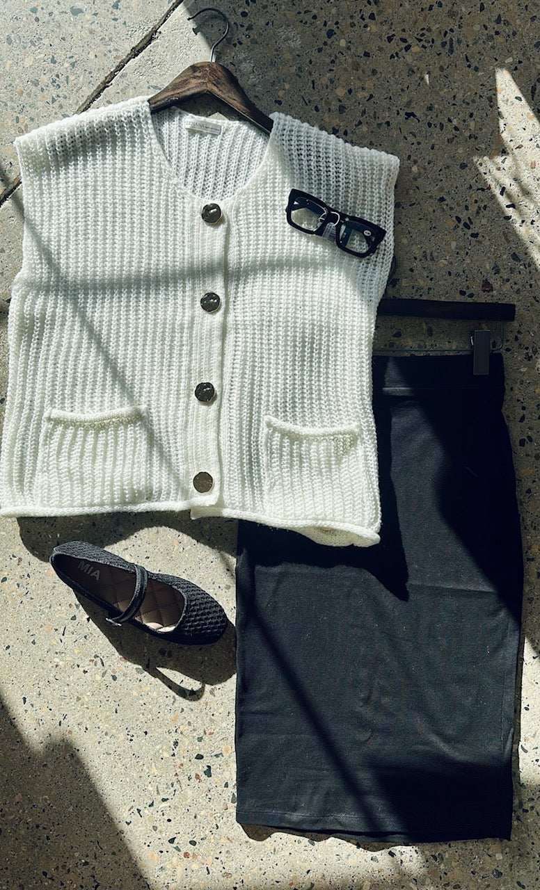 Must-Have Button Sweater Vest