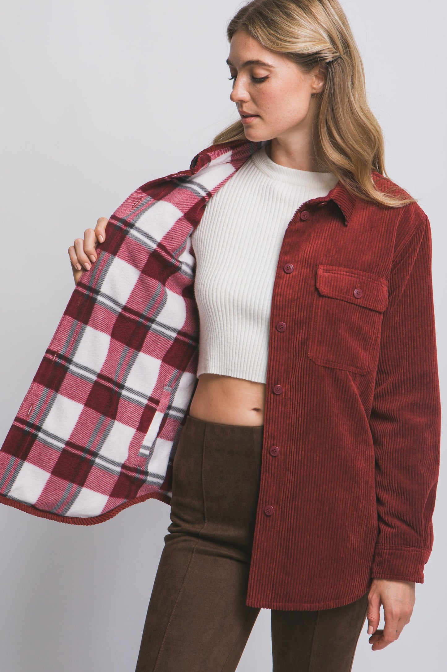 Reversible Shacket- 4 Colors!