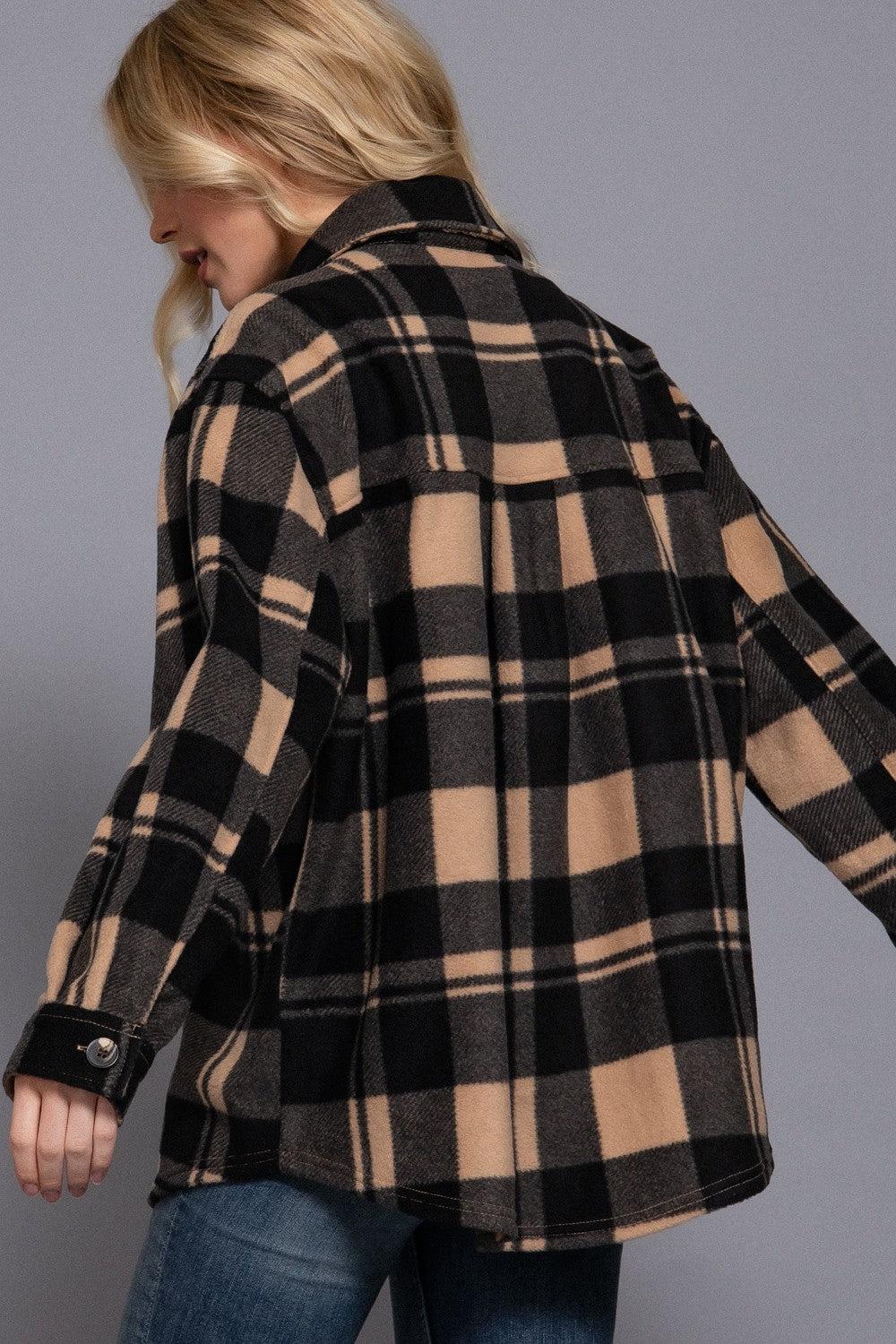 DOORBUSTER: Softly Styled Fleece Shacket- 3 Colors!
