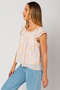 Freda Double Sleeve Floral Top - North Threads