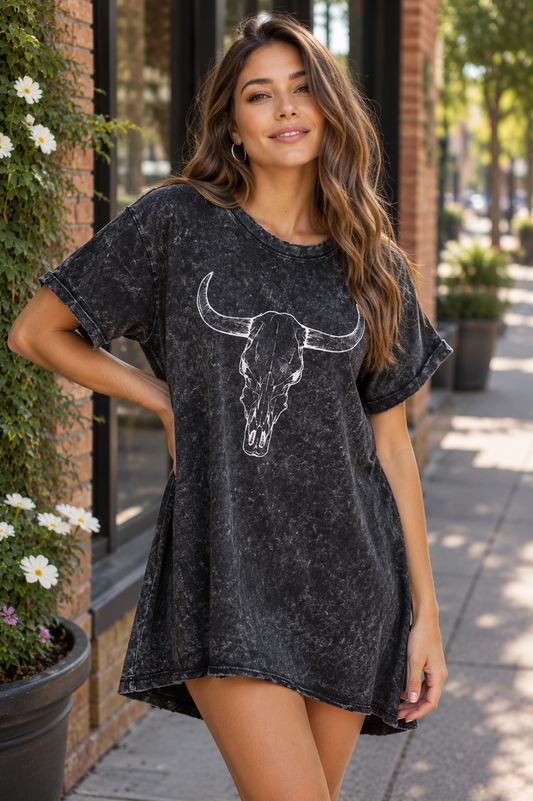 Vintage Longhorn A-Line Tunic