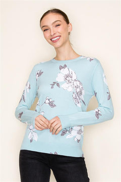 Maven Floral Pullover Sweater