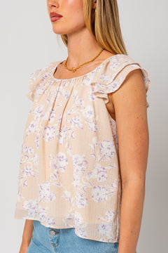 Freda Double Sleeve Floral Top - North Threads
