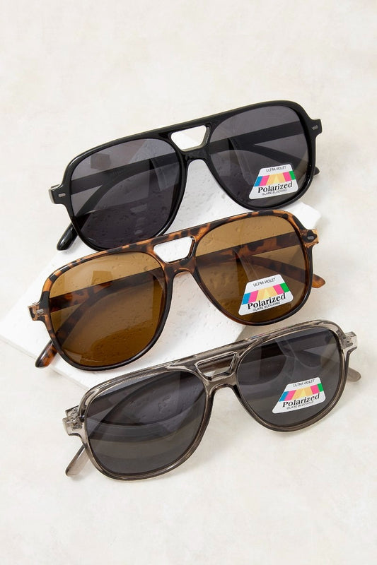 Acetate Aviator Frame Sunglasses- ASSORTED!