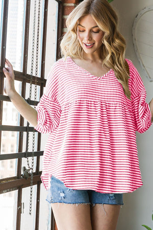 Always Adorable Baby Doll Tunic Top.