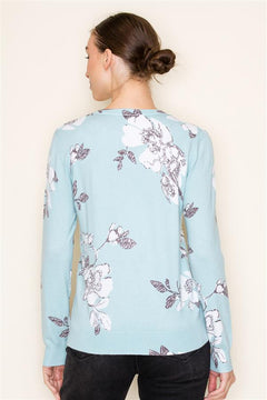 Maven Floral Pullover Sweater