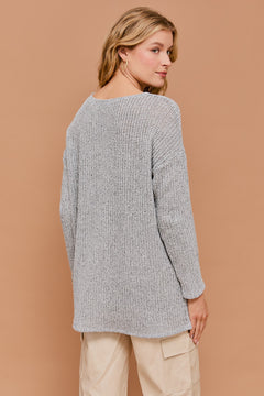 Amity Side Slit Knit Top