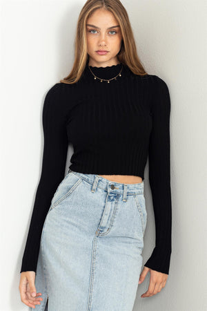 Fall Is Calling Ribbed Sweater Top- 2 Colors!.