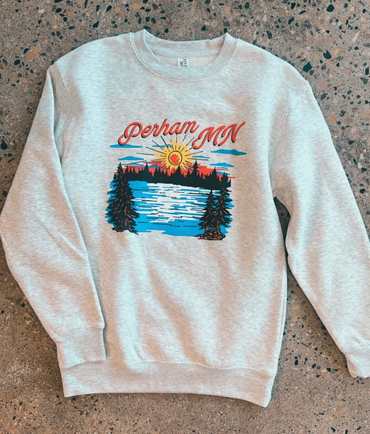 SOTA Perham Sunset Lake Crewneck Sweater