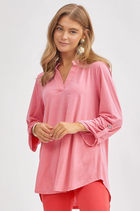 Dear Scarlett:Lizzy Long Sleeve Top- 2 Colors!