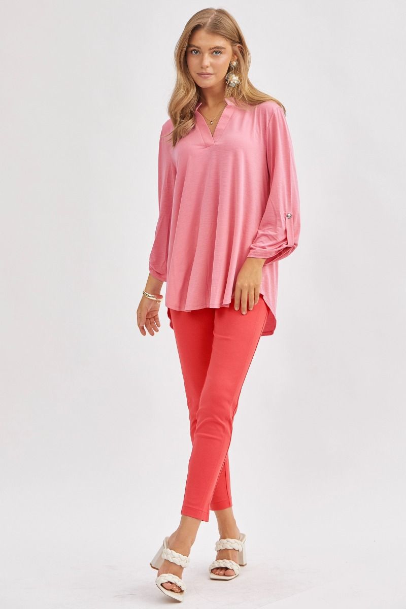 Dear Scarlett:Lizzy Long Sleeve Top- 2 Colors!