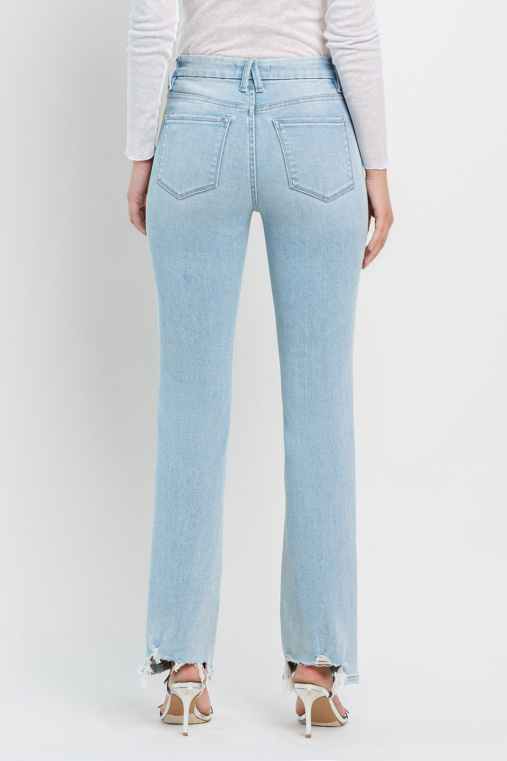 Flying Monkey High Rise Raw Hem Bootcut