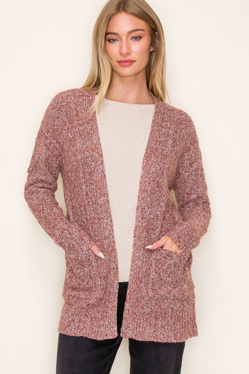 Moments That Matter Cable Knit Cardigan