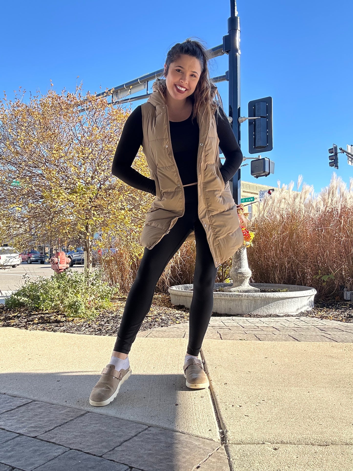 Hooded Long Puffer Vest- 3 Colors!