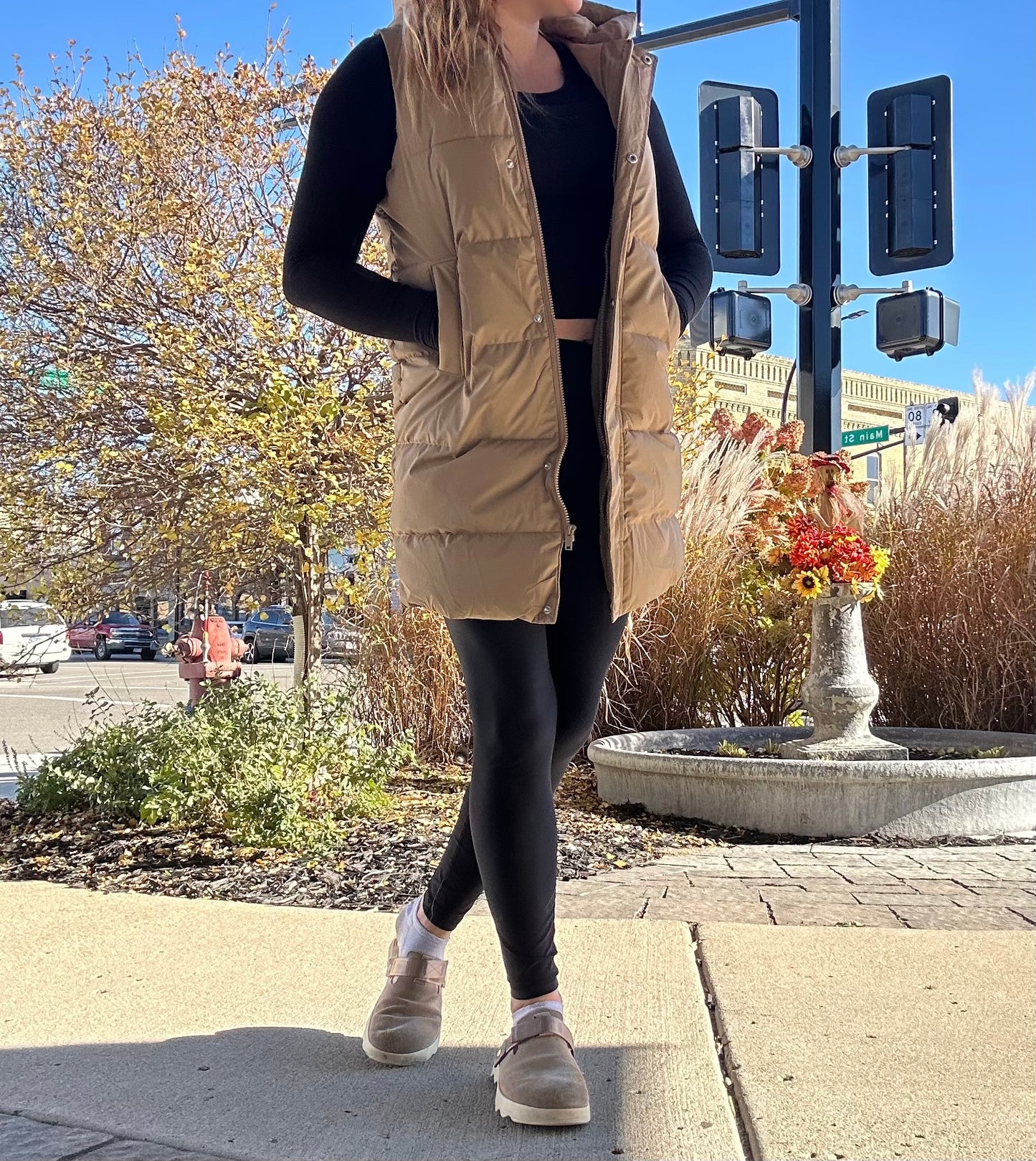 Hooded Long Puffer Vest- 3 Colors!