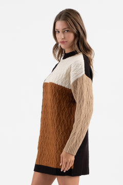 Cordelia Colorblock Sweater Dress