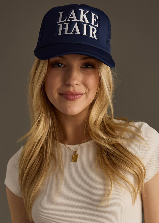 Lake Hair Trucker Hat