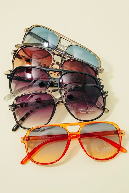 Vintage Gradient Aviator Sunglasses- ASSORTED!