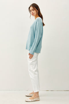 Stop The Cold Relaxed V-Neck Sweater