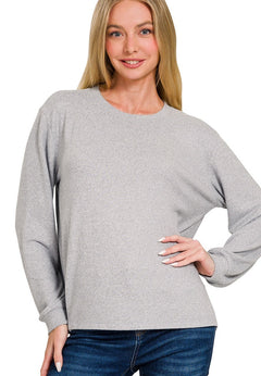 Meeting For Coffee Hacci Long Sleeve Tee- 2 Colors!