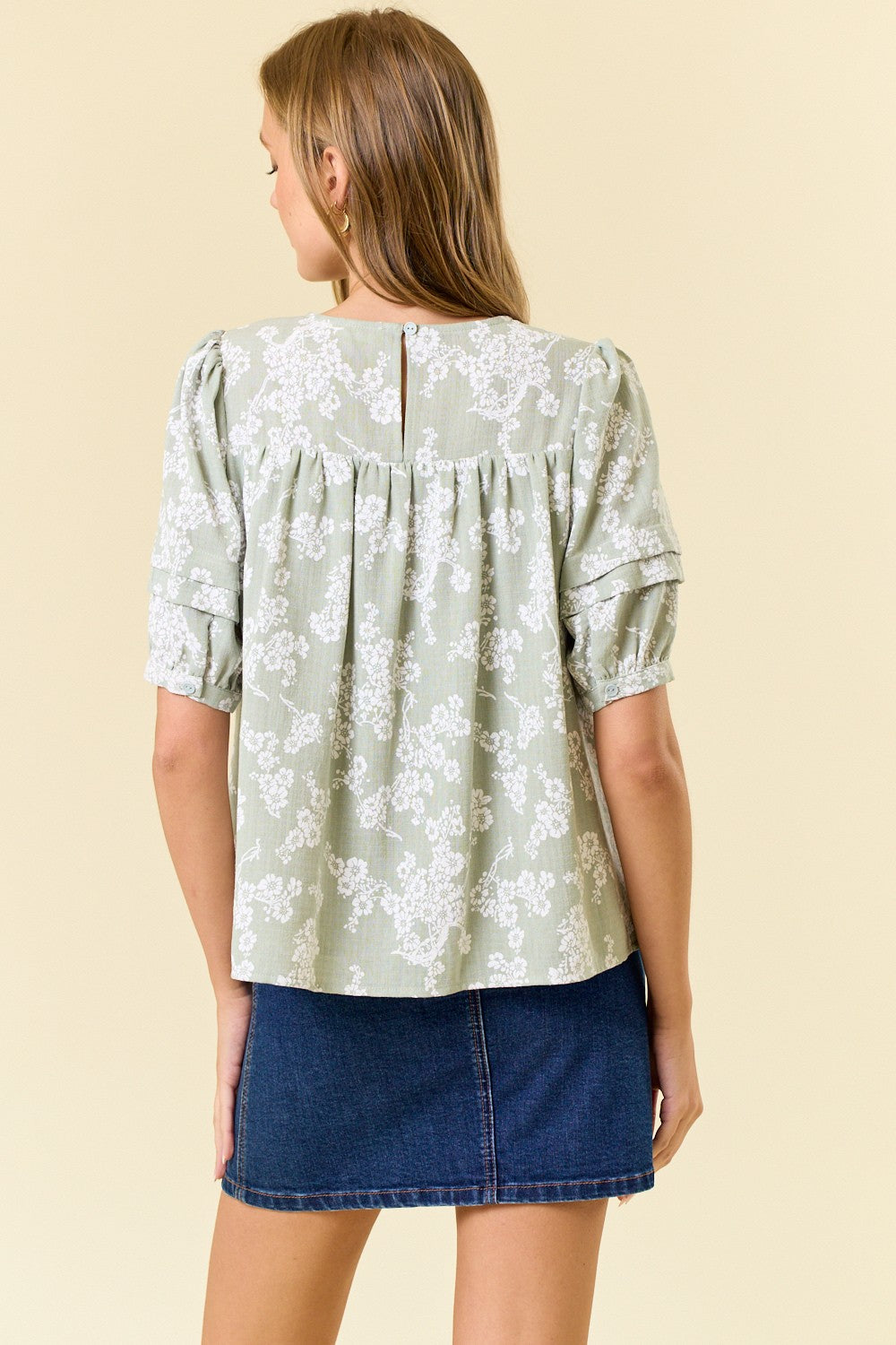 Kenna Floral Baby Doll Top