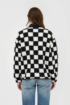 Backwoods Babe Checkered Fleece Shacket