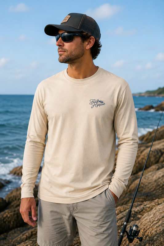Fish Hippie On Board LS Tee