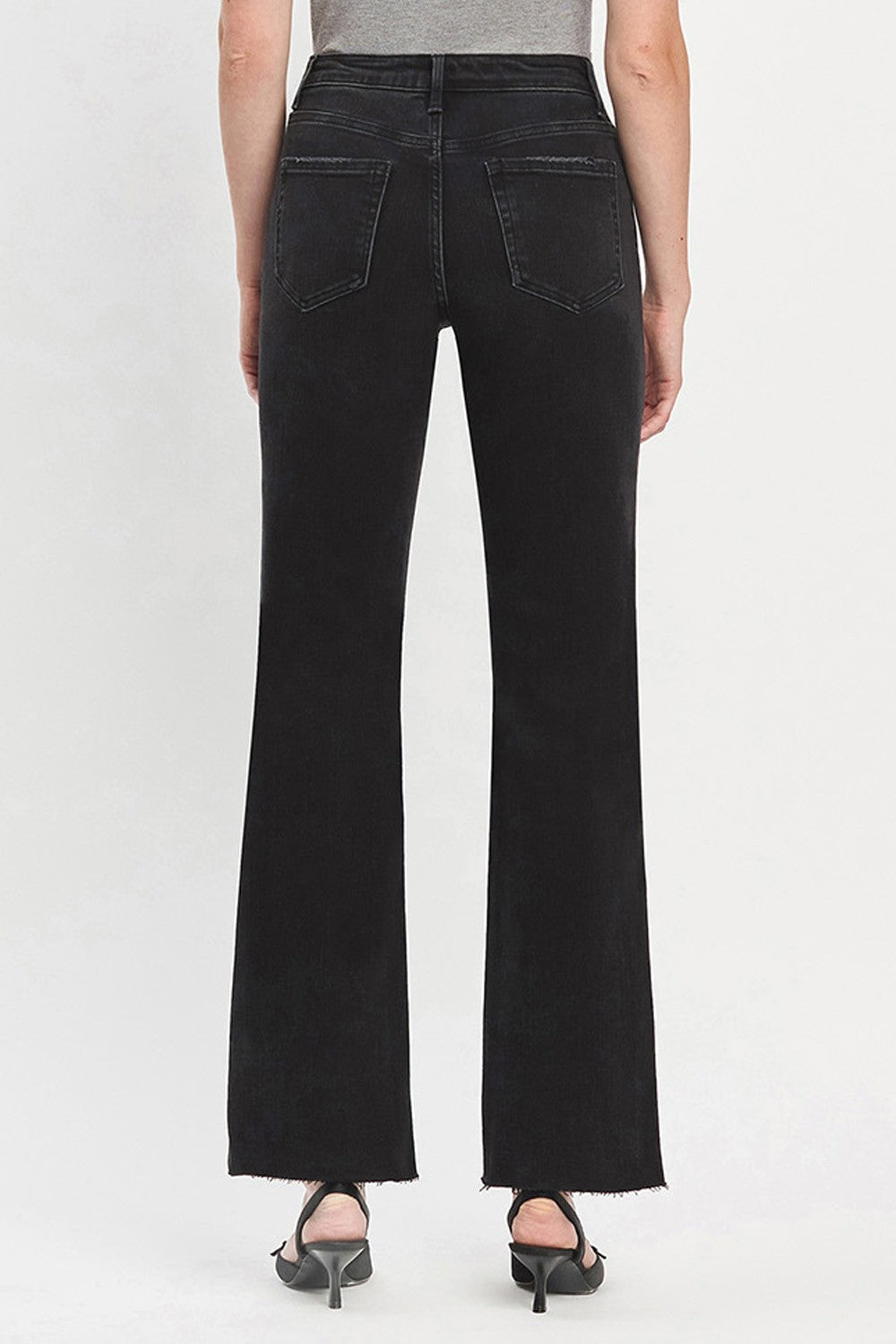 Flying Monkey High Rise Slim Wide Jeans