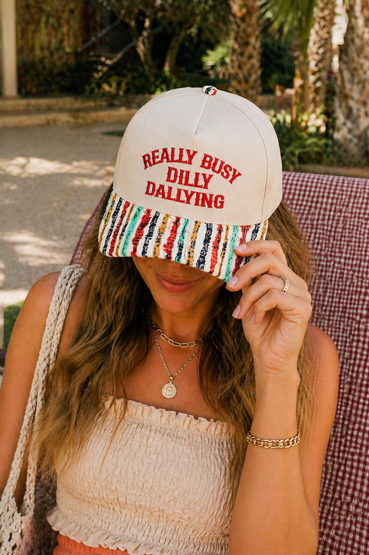 Really Busy Dilly Dallying Hat