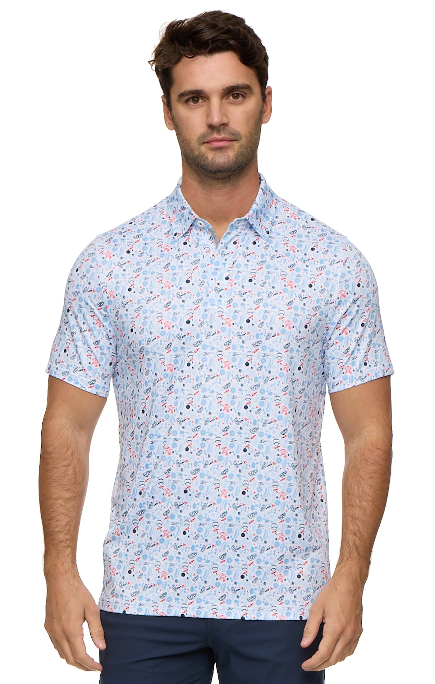 Chester Americana BBQ Print Shirt
