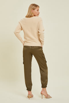 Charita V-Neck Sweater- 4 Colors.