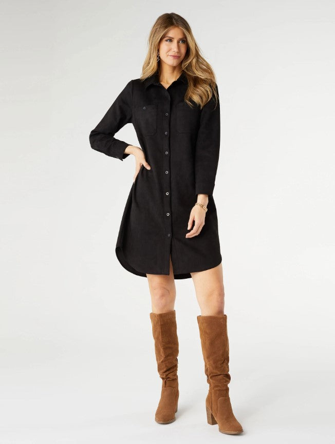 Charlie Faux Suede Dress