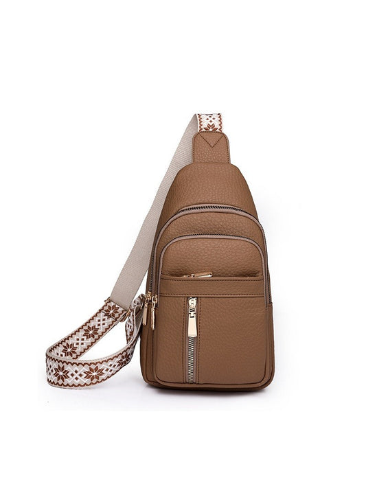 Crossbody Vegan Leather Sling Bag