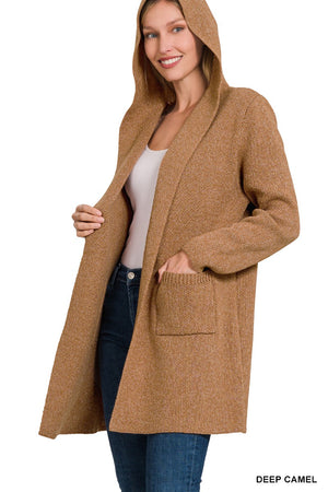 Fable Hooded Sweater Cardigan- 4 Colors!.