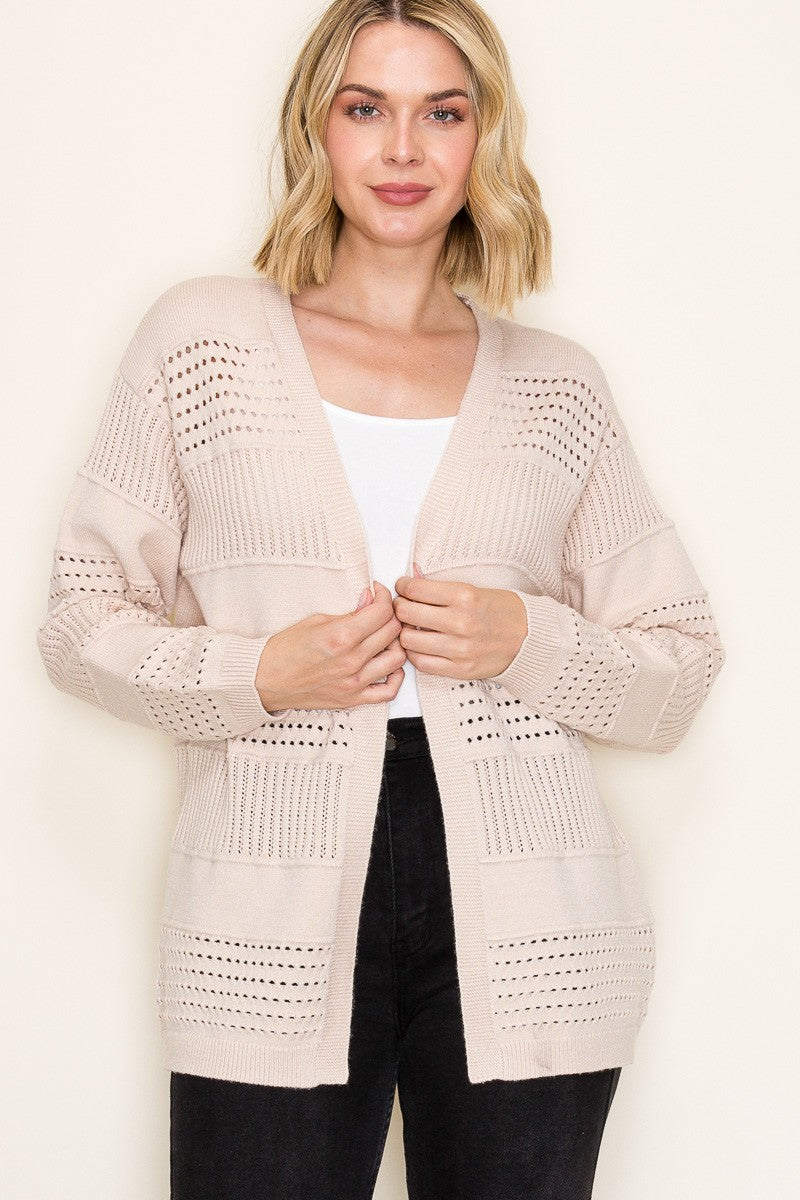 Livvy Ribbed Open Front Cardigan- 2 Colors!