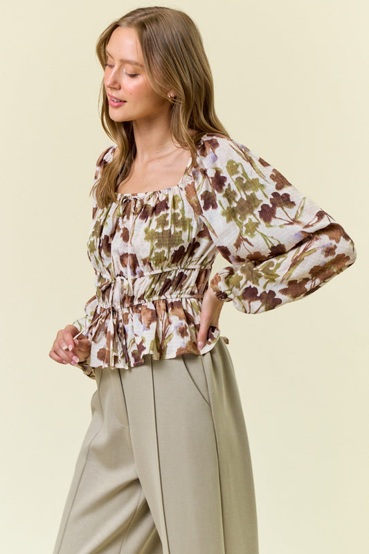 Floral Babydoll Top