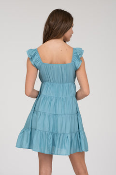 Lovely Romance Tiered Baby Doll Dress