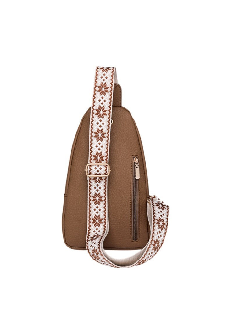 Crossbody Vegan Leather Sling Bag